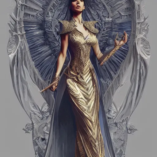 Prompt: lucifer morningstar, d & d, fantasy, intricate, elegant, highly detailed, digital painting, artstation, concept art, smooth, sharp focus, illustration, art by artgerm and greg rutkowski and alphonse mucha