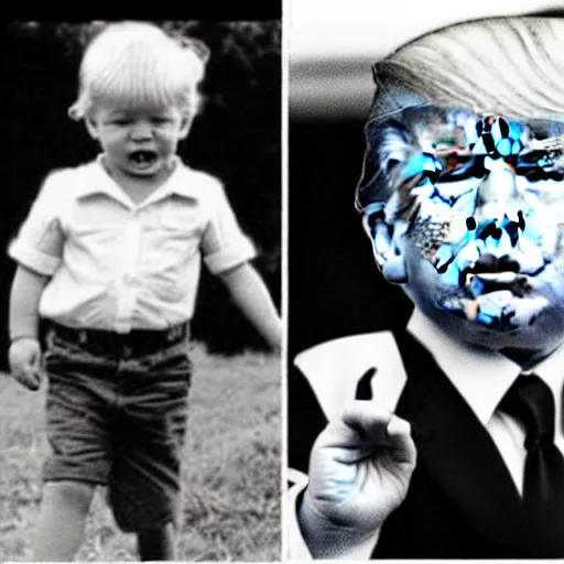 Image similar to Donald Trump as a child