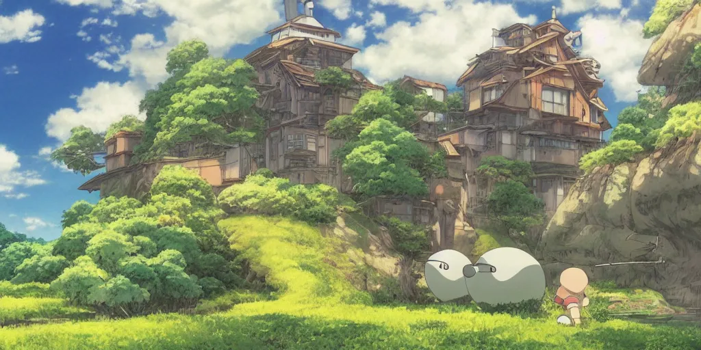 Prompt: Wallpaper HD Ultra Realistic Studio Ghibli