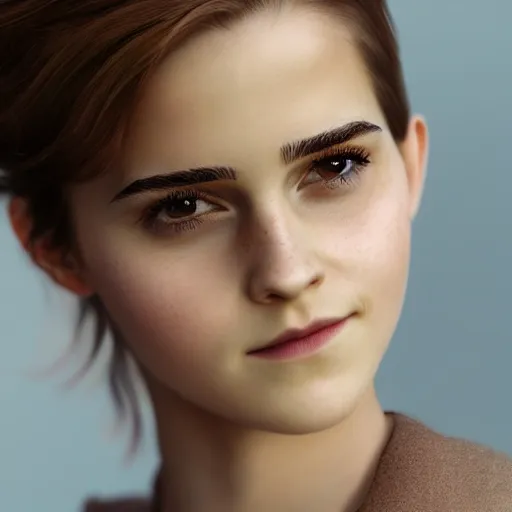 Image similar to humanized pineapple that looks like emma watson, highly detailed, cinematic, extremely high quality, hd, 4 k, 8 k, professional photographer, 4 0 mp, lifelike, top - rated, award winning, realistic, detailed lighting, detailed shadows, sharp, no blur, edited, corrected, trending