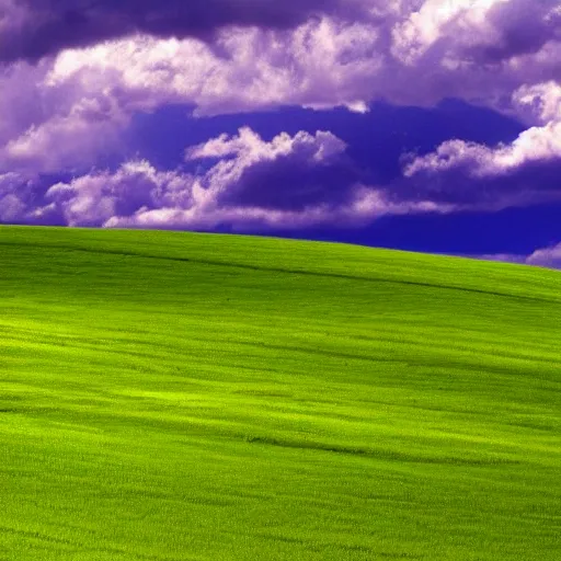 Prompt: Windows XP wallpaper