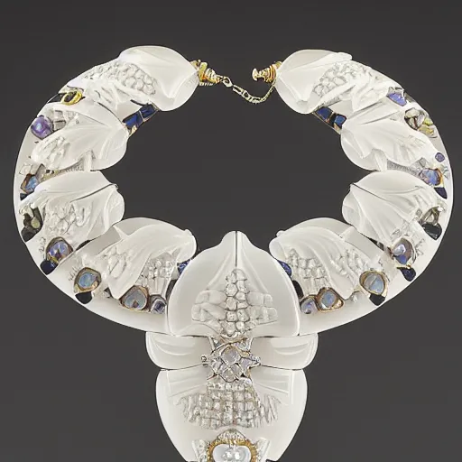 Image similar to necklace jewelry made by rene lalique