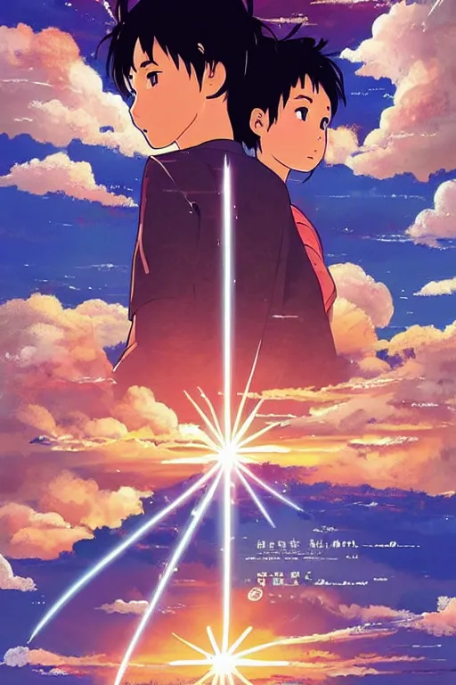 Image similar to “ a jacques kleynhans illustration of the your name movie poster ”