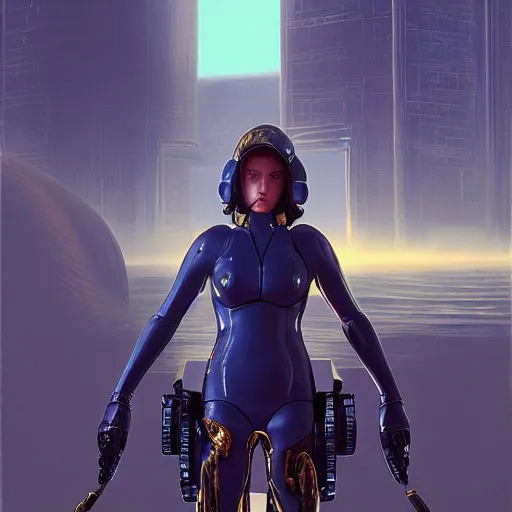 gold armor Jill valentine , matte painting, detailed, | Stable ...