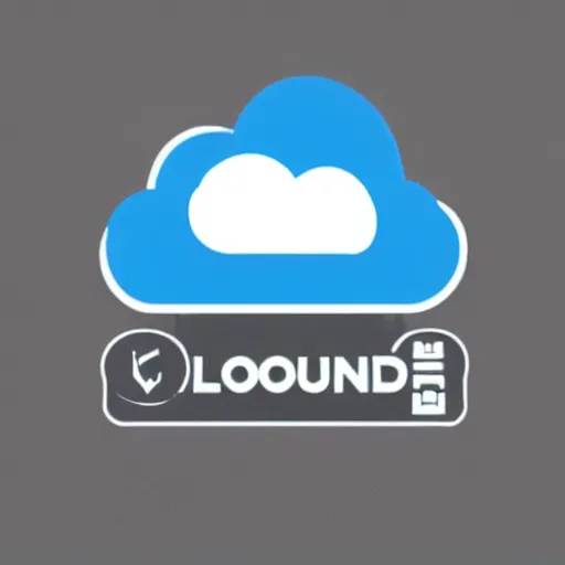 Image similar to logo combining cloud and drone