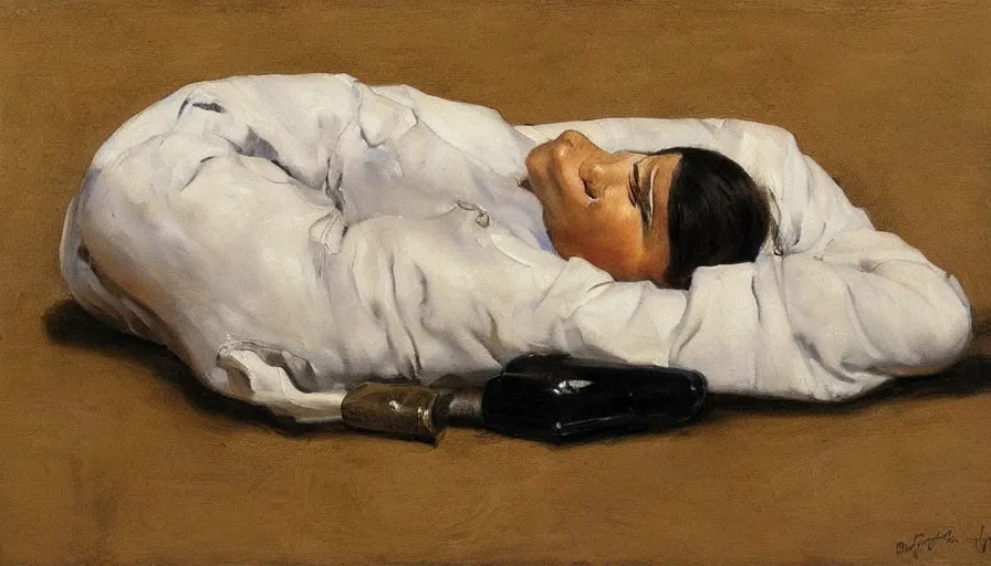 Image similar to painting by borremans, protey temen, detailed, stunning