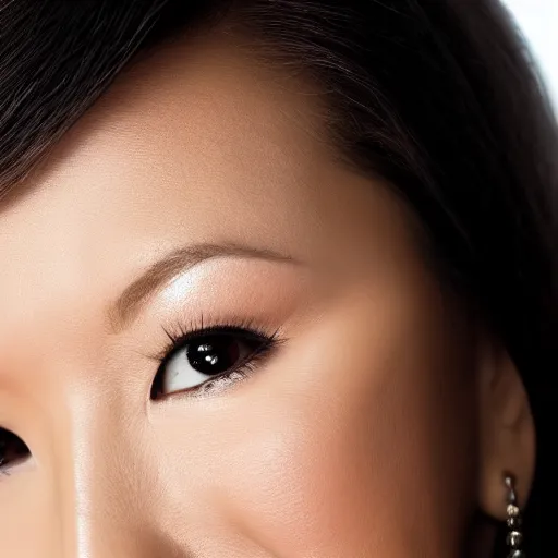 Image similar to close up studio lighting headshot of julie chen