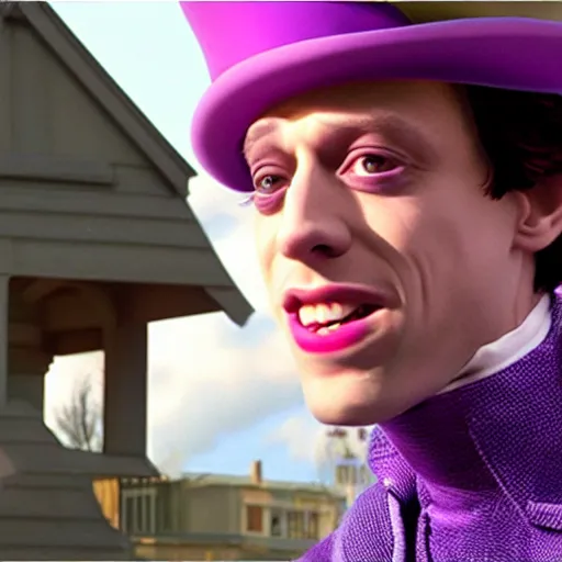 Image similar to Pete Davidson as Willy Wonka 4K quality super realistic