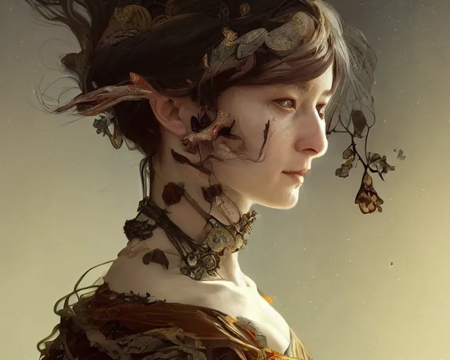 Prompt: photography of meryl mcmaster, deep focus, d & d, fantasy, intricate, elegant, highly detailed, digital painting, artstation, concept art, matte, sharp focus, illustration, hearthstone, art by artgerm and greg rutkowski and alphonse mucha