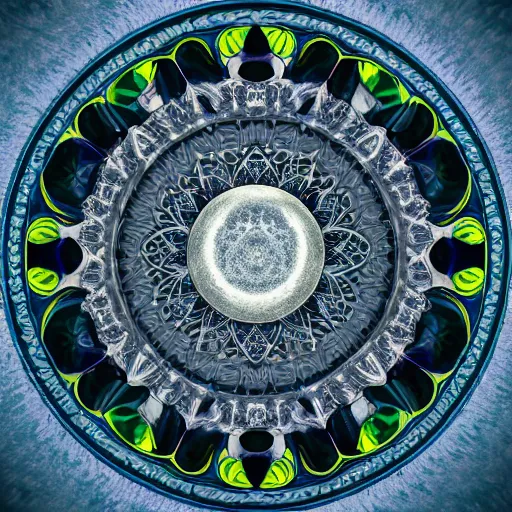 Prompt: Mandala Moon Rays, Gothic, Kincade, dazecore, Yoshitaka Amano, Alphonse Mucha octane render, extreme detailed , fully visible, no blur, lunarpunk 16:9