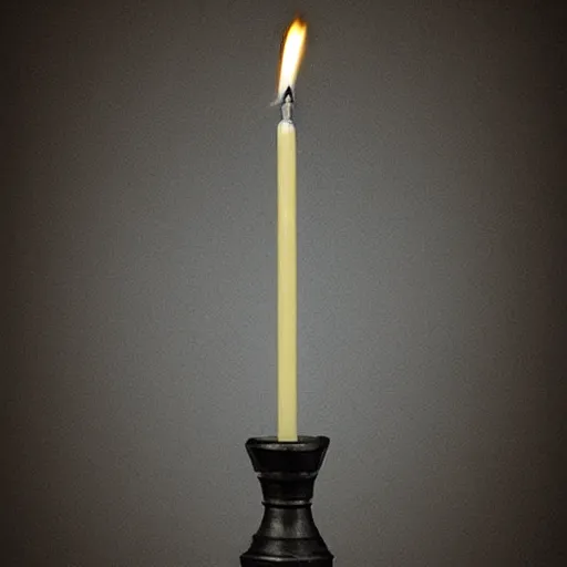 Prompt: eternal darkness tiny torch in the middle