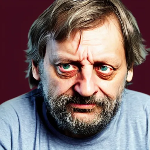 Image similar to slavoj zizek as a main overwatch character