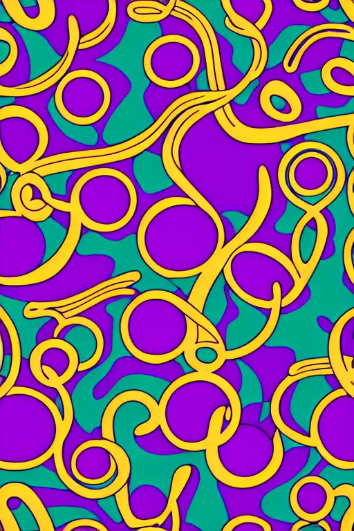 Image similar to seamless 2 d pattern of abstract musical instruments, highly detailed, designed by henri matisse, graphic design, 8 k, 4 k