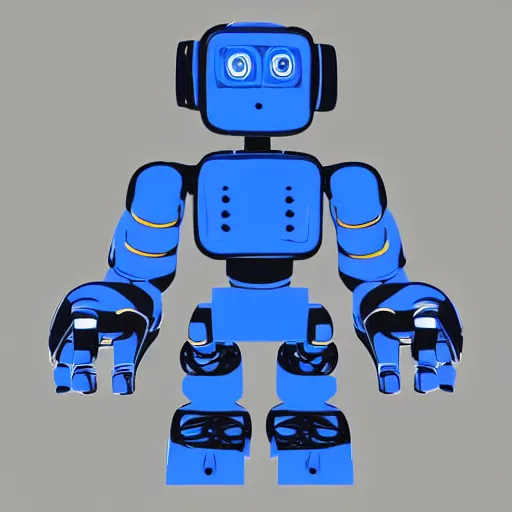 Image similar to blueprint for a self replicating robot