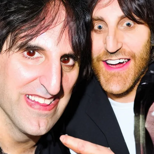 Prompt: Jeff Goldbloom and Noel Fielding being best friends