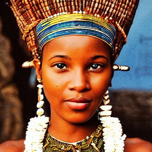 Prompt: a nubian princess,