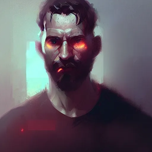 Image similar to portrait of a programmer by greg rutkowski