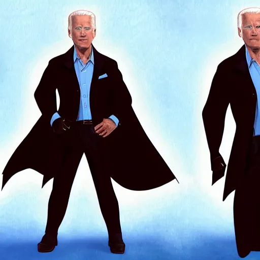 Image similar to full body portrait of joe biden as wolverine superhero, concept art, detailed, intricate, coherent