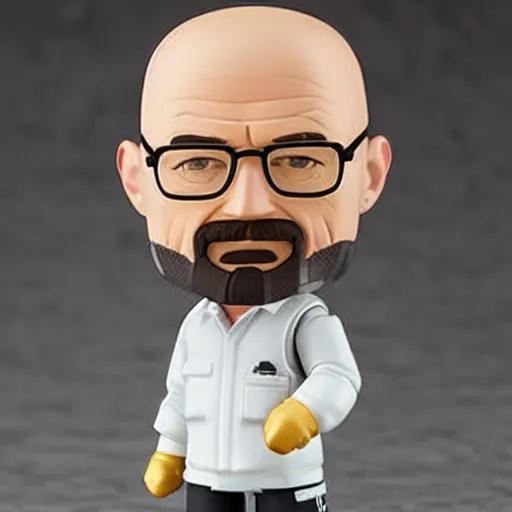 Image similar to walter white as a nendoroid figure