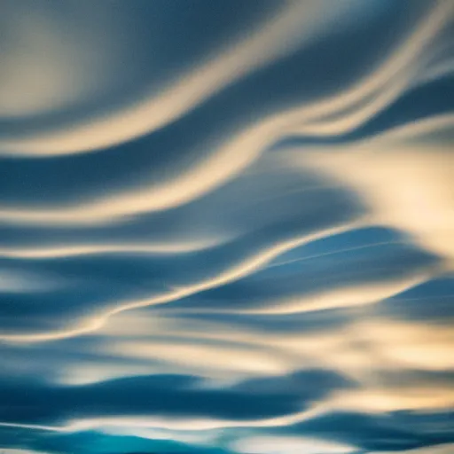 Prompt: landscape photography of swirly clouds, 9 0 mm, sharp focus, nikon, dramatic lighting, sunset.