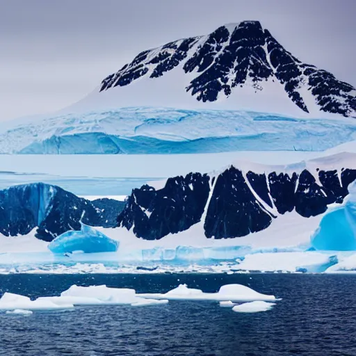 Image similar to a fjord in antarctica.