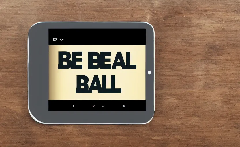 Prompt: bereal, be real, app