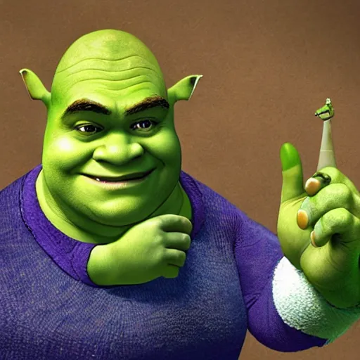 Prompt: Shrek as the Speaker of the United States House of Representatives, high detail