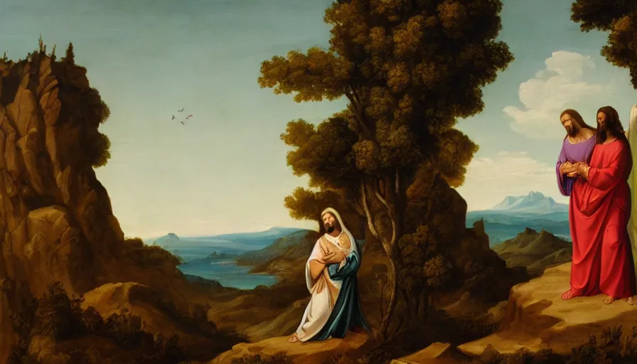 Mary Magdalena and Jesus - Diamond Art World