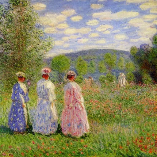 Prompt: midsommar 4 by claude monet