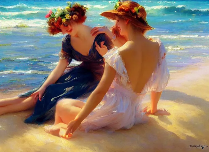 Image similar to fun in the sun by vladimir volegov and alexander averin and delphin enjolras and daniel f. gerhartz