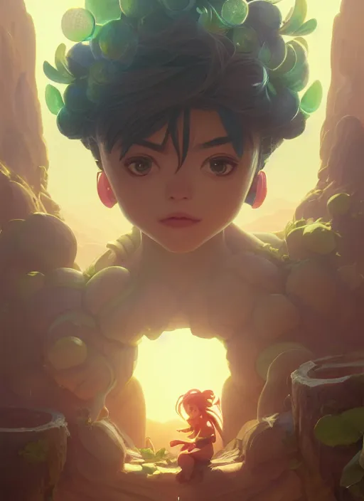 Image similar to highly detailed portrait of super monkey balls, stephen bliss, unreal engine, greg rutkowski, loish, rhads, beeple, makoto shinkai and lois van baarle, ilya kuvshinov, rossdraws, tom bagshaw, alphonse mucha, global illumination, god rays, detailed and intricate environment