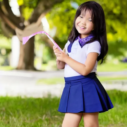 Image similar to school girl wearing pampers