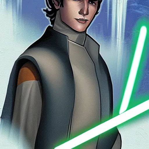 Image similar to jacen solo, jedi from star wars legends books