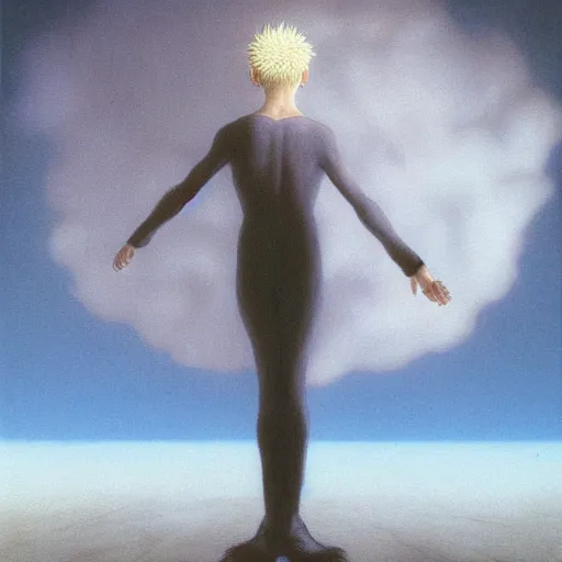 Prompt: killua zoldyck made by zdzisław beksinski, 8 k