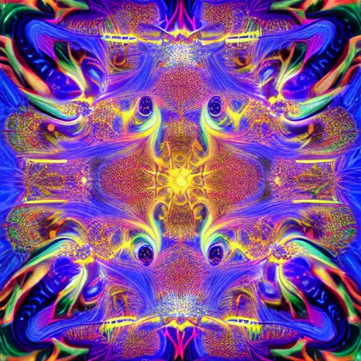 Prompt: Elon Tusk, highly detailed, ornate, evenly lit, Mandelbrot fractal, glowing, DMT trip