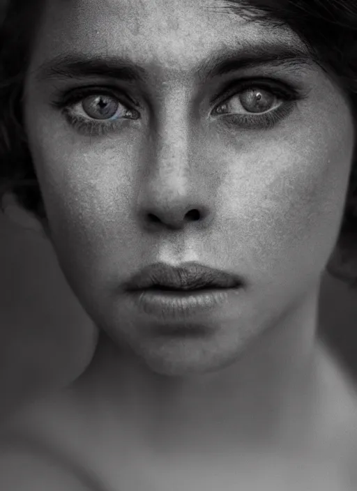 Prompt: 1 9 0 0 s, close up portrait of black eye beauty girl, depth of field, zeiss lens, detailed, symmetrical, centered, fashion photo shoot, by annie leibovitz and steve mccurry, david lazar, jimmy nelsson, breathtaking, 8 k resolution, extremely detailed, beautiful shot, artistic, hyperrealistic, beautiful face, octane render