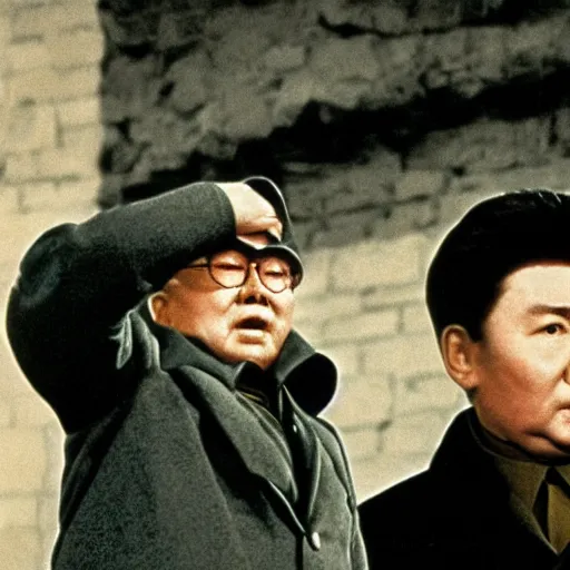 Image similar to filmstill of Kim Jong-il in the role of Doctor Zhivago by David Lean, 1965, cinemascope, 35mm film