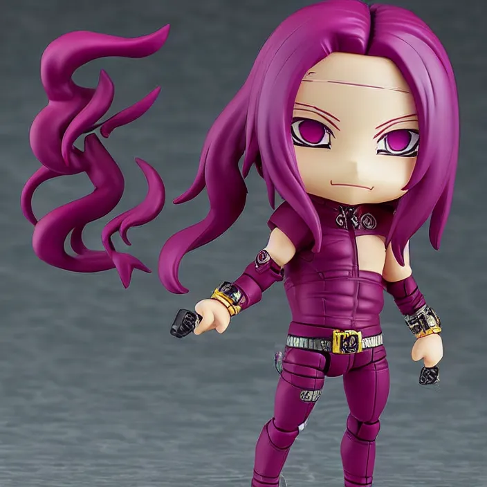 Image similar to diavolo, an anime nendoroid of diavolo, jojos bizarre adventure, figurine, detailed product photo