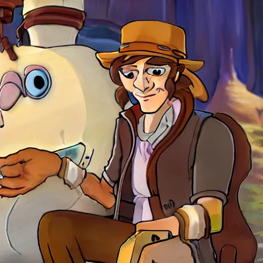 Image similar to Rufus from Deponia