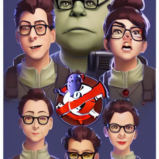 Image similar to face icon stylized minimalist ghostbusters, loftis, cory behance hd by jesper ejsing, by rhads, makoto shinkai and lois van baarle, ilya kuvshinov, rossdraws global illumination