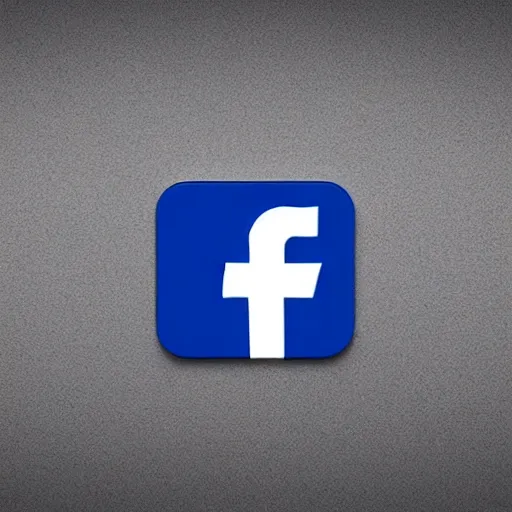 Prompt: a mix of the logo of facebook and the logo of apple