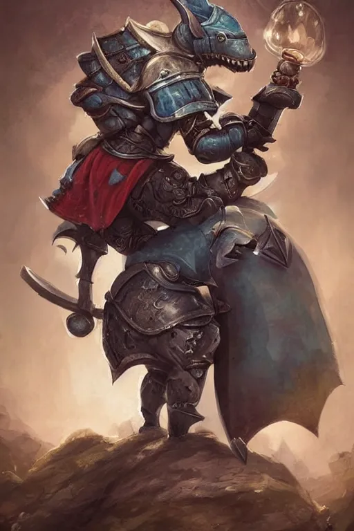 Prompt: cute little anthropomorphic dolphin knight wearing a cape, riding a tiger, tiny, small, miniature , animal, short, adorable, pretty, beautiful, DnD character art portrait, matte fantasy painting, DeviantArt Artstation, by Jason Felix by Steve Argyle by Tyler Jacobson by Peter Mohrbacher, cinematic lighting