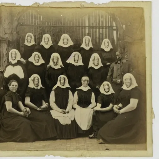 Image similar to Victorian Photograph of Medical students outside posing for a photograph next to a skeleton