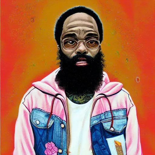 Prompt: portrait of mc ride by hikari shimoda