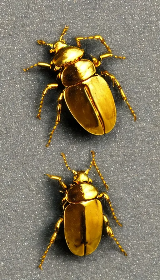 Image similar to gold beetle jewel