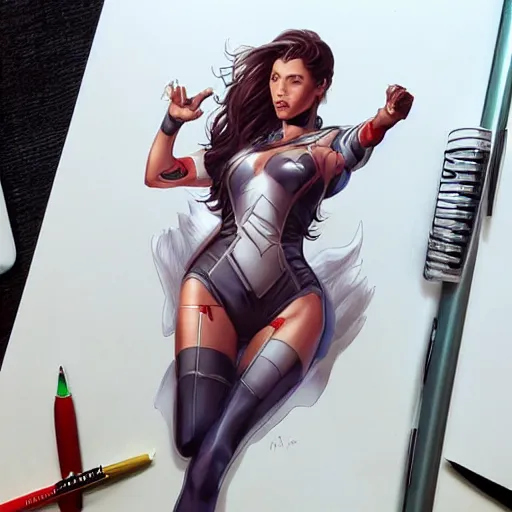 Prompt: woke up by artgerm