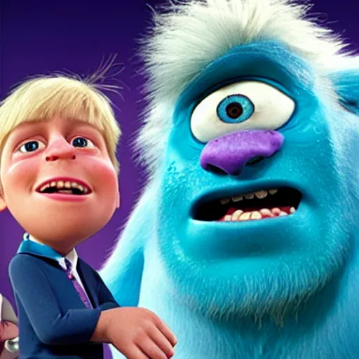 Image similar to boris johnson in monsters inc