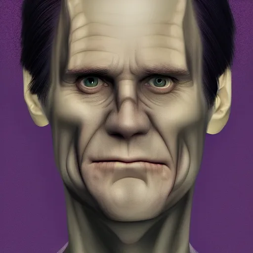 Prompt: Jim Carrey is Voldemort, Digital painting, hyperdetailed