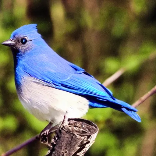 Image similar to an evil bluebird