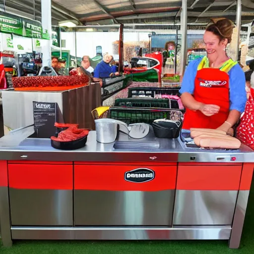 Image similar to bunnings warehouse sausage sizzle